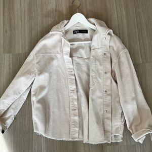 Zara corduroy shacket